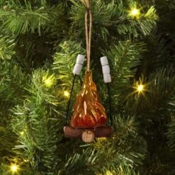 Christmas Glass Campfire Ornament - Wondershopâ˘