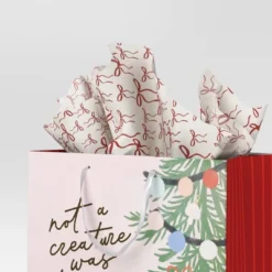 30ct Christmas Tissue Paper Red/White/Green- Wondershopâ˘