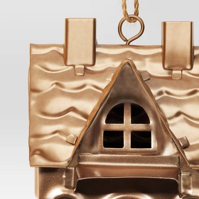 Christmas Bronze Finish 2 Chimney House Ornament - Wondershop™ 2 Christmas Bronze Finish 2 Chimney House Ornament - Wondershop™ - Image 2