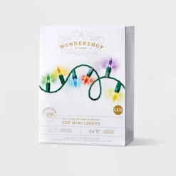 100ct LED Super Bright Mini Christmas String Lights Multicolor With Green Wire - Wondershop™ 6 100ct LED Super Bright Mini Christmas String Lights Multicolor With Green Wire - Wondershop™ -Wondershop GUEST 0eb5b434 d369 4449 badc 3947cfb19d5d