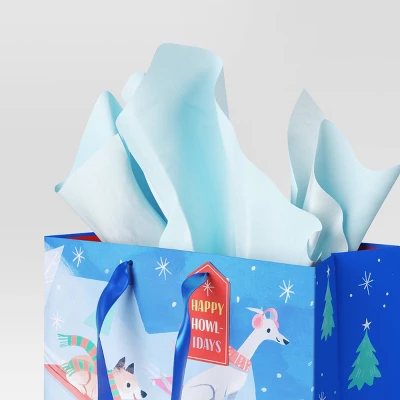 30ct Banded Christmas Gift Tissue Paper White/Blue/Navy - Wondershop™ 1 30ct Banded Christmas Gift Tissue Paper White/Blue/Navy - Wondershop™
