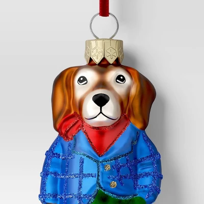 Christmas Glass Dachshund Dog Ornament - Wondershop™ 2 Christmas Glass Dachshund Dog Ornament - Wondershop™ - Image 2