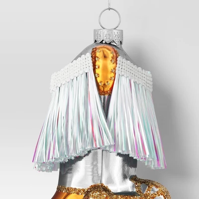 Christmas Glass Cowboy Boot Ornament - Wondershop™ 2 Christmas Glass Cowboy Boot Ornament - Wondershop™ - Image 2