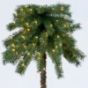 6ft Pre-Lit Artificial Palm Tree Clear Lights - Wondershop™