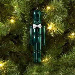 Christmas Plastic Nutcracker Ornament Dark Green - Wondershopâ˘