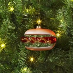 Christmas Glass Hotdog Ornament - Wondershopâ˘