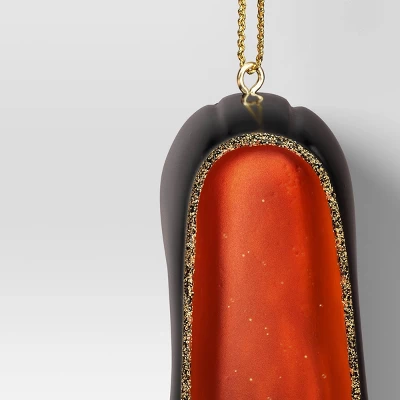 4" Christmas Resin Fancy Loafers Ornament Black - Wondershop™ 2 4" Christmas Resin Fancy Loafers Ornament Black - Wondershop™ - Image 2