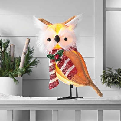 20" LED Owl Christmas Novelty Sculpture Light Warm White Lights - Wondershop™ 1 20" LED Owl Christmas Novelty Sculpture Light Warm White Lights - Wondershop™