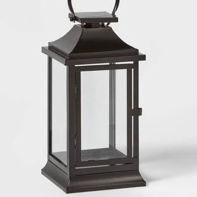 12" Decorative Metal Lantern Black - Wondershop™ 2 12" Decorative Metal Lantern Black - Wondershop™ - Image 2