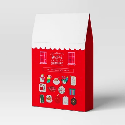 100ct Christmas Tie-On Gift Tags Classic Icons Multi-Pack - Wondershop™ 2 100ct Christmas Tie-On Gift Tags Classic Icons Multi-Pack - Wondershop™ - Image 2