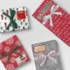 50ct Christmas Peel And Stick Gift Tags Red/Green/White Kraft - Wondershop™