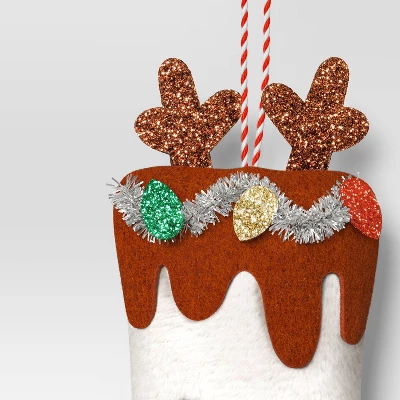 6" Christmas Fabric Ice Cream Bar Ornament - Wondershop™ 2 6" Christmas Fabric Ice Cream Bar Ornament - Wondershop™ - Image 2