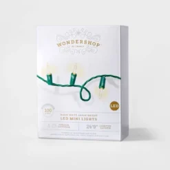 100ct LED Super Bright Mini Christmas String Lights Warm White With Green Wire - Wondershop™ -Wondershop GUEST 609b09d7 45e1 4f97 9a01 2e0c115be5b0
