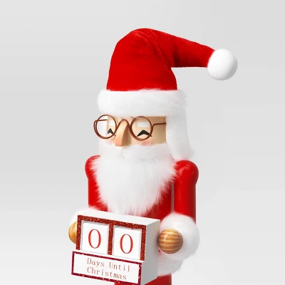 Santa Countdown Nutcracker Figure - Wondershop™ 2 Santa Countdown Nutcracker Figure - Wondershop™ - Image 2