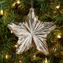 Tinsel Star Christmas Tree Ornament - Wondershopâ˘