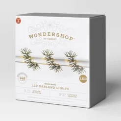 448ct LED Christmas Mini String Lights Garland Warm White Black Wire - Wondershop™ -Wondershop GUEST 703446f4 4acf 4cdb b308 90f0a404594f