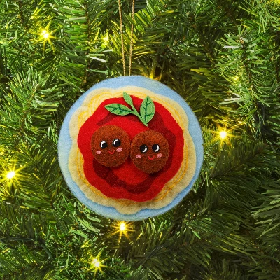 Christmas Fabric Spaghetti Ornament - Wondershop™ 1 Christmas Fabric Spaghetti Ornament - Wondershop™