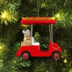 Christmas Golf Cart Ornament - Wondershopâ˘