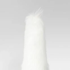 24" Faux Fur Christmas Tree Sculpture - Wondershop™ White -Wondershop GUEST 7a66fd40 5b16 40cf b687 21bef5b2a9f2