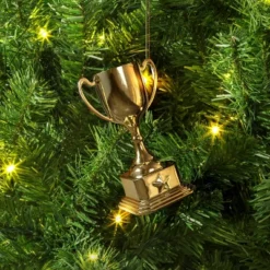 Christmas Gold Resin Trophy Ornament - Wondershopâ˘