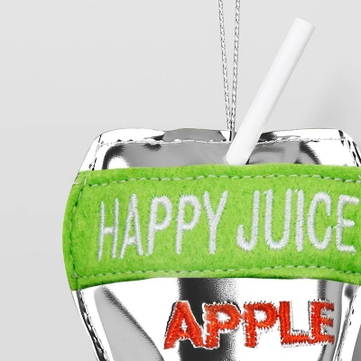 Christmas Fabric Juice Ornament Apple - Wondershop™ 2 Christmas Fabric Juice Ornament Apple - Wondershop™ - Image 2