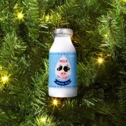 Christmas Fabric Milk Ornament - Wondershopâ˘