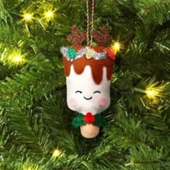 6" Christmas Fabric Ice Cream Bar Ornament - Wondershopâ˘