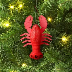 Christmas Fabric Lobster Ornament - Wondershopâ˘