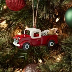 Christmas Truck Ornament Red - Wondershopâ˘: Metal, Indoor, 2.25" Height: Metal, Indoor, 2.25" Height
