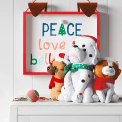 Battery Operated Animated Plush Dogs Figurine - Wondershopâ˘