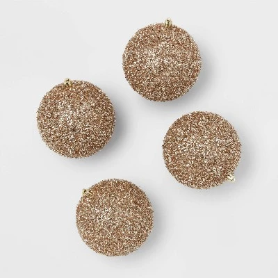 9pc Tinsel Ball Christmas Tree Ornament Set - Wondershop™ 5 9pc Tinsel Ball Christmas Tree Ornament Set - Wondershop™ - Image 5
