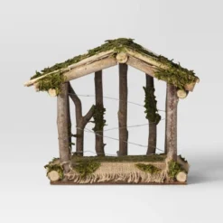 4pc Battery Operated Lit Wood Nativity Scene Figurine Set - Wondershop™ -Wondershop GUEST aa9840fe 2891 4766 a331 fd77e6abf848