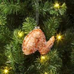 Christmas Glass Chicken Wing Ornament - Wondershopâ˘