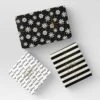 30” 3pk 180 Sq Ft Christmas Wrap Pack Stripes/Happy Holidays/Snowflakes - Wondershop™