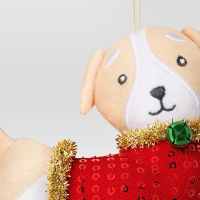 4" Christmas Dog Sweater Ornament - Wondershop™ 2 4" Christmas Dog Sweater Ornament - Wondershop™ - Image 2