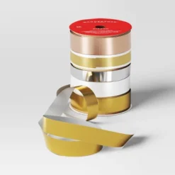 5 End Flat Christmas Ribbon 40' - Wondershop™