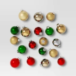 42ct Round Glass Christmas Tree Ornament Set - Wondershop™ 9 42ct Round Glass Christmas Tree Ornament Set - Wondershop™ -Wondershop GUEST c1a2c68b 77f7 4388 b466 a8cdb0fe84cc