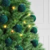 9ct Christmas Tinsel Ball Ornament Set Blue Green - Wondershop™