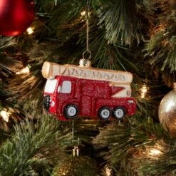 Fire Truck Christmas Tree Ornament Red - Wondershopâ˘
