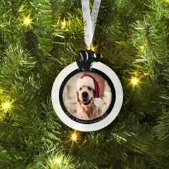 Baby's First Christmas Metal Picture Frame Ornament - Wondershopâ˘