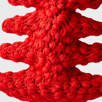 13.25" Thick Knit Tabletop Tree Red - Wondershop™ 1 13.25" Thick Knit Tabletop Tree Red - Wondershop™