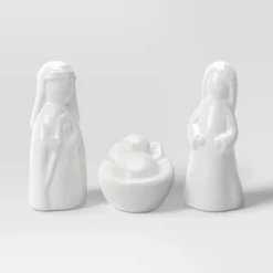 4pc Battery Operated Lit Wood Nativity Scene Figurine Set - Wondershop™ -Wondershop GUEST ccd5bef3 03ae 45e9 86dd 724d64d2ff37