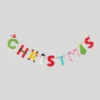 6 Festive Fabric 'Christmas' Garland - Wondershop™