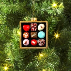 Christmas Glass Box Of Chocolates Ornament - Wondershopâ˘