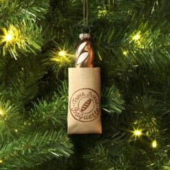 Christmas Glass Baguette Ornament - Wondershopâ˘