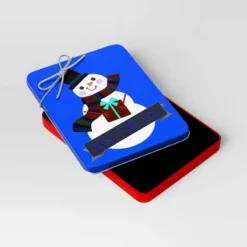Wrap Essentials Christmas XL Snowman Just For You Gift Card Tin - Wondershopâ˘