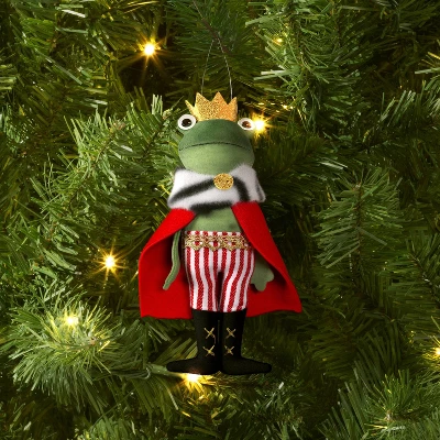 5" Christmas Fabric Frog Prince Ornament - Wondershop™ 1 5" Christmas Fabric Frog Prince Ornament - Wondershop™