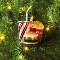 Christmas Glass Fast Food Ornament - Wondershopâ˘