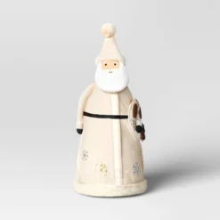 22.5" Fabric Santa Sculpture With Pinecone Wreath - Wondershop™ -Wondershop GUEST e48f067e b15b 43f7 8eb0 b638f228ab8c