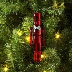 Christmas Plastic Nutcracker Ornament Red - Wondershopâ˘